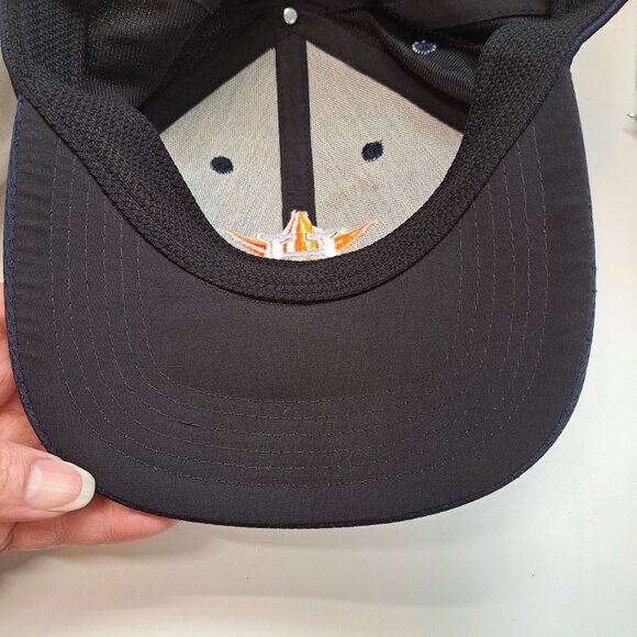 Houston Astros MLB Team Cap Hat Embroidered Logo Adjust Strap OSFM Blue Star - Picture 10 of 11
